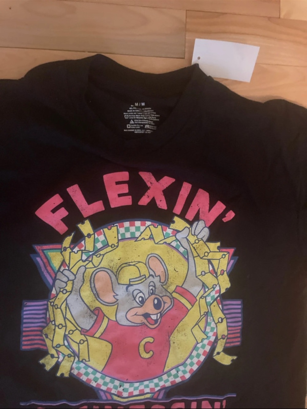 Flexin & finessin' Chuck E. Cheese Mouse' Graphic Tee